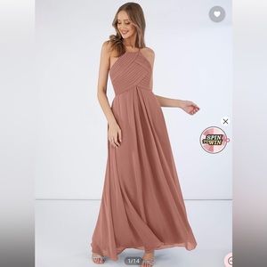 Azazie Ginger Dress Cedar Rose